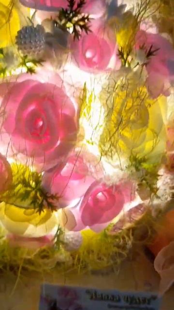 Букет из белых роз ....#Светильник# смотреть онлайн