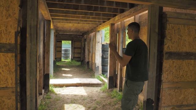 Майданчик "Замок" для гри в пейнтбол, страйкбол, лазертаг клуб Дельта. смотреть онлайн