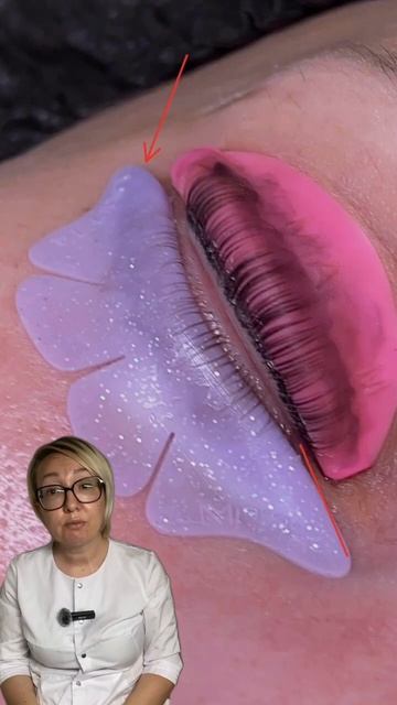 Двойное #ламинированиересниц Как установить валик?👇? смотреть онлайн