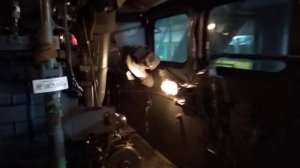 Внутрях тепловоза 2М62