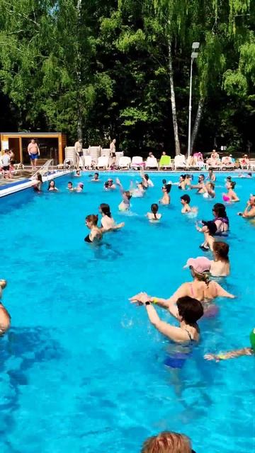 Аэробика в бассейне #курортЕрино #подольск