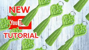 Брелок-сердечко, легко и быстро сделать в подарок!