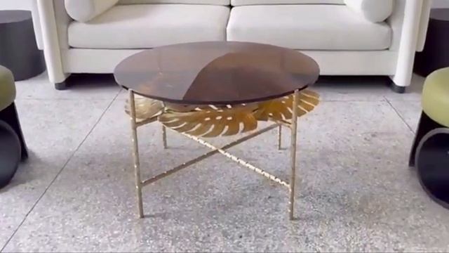 Дизайнерский Журнальный Столик Стеклянный Лист Yanshe от LaLume