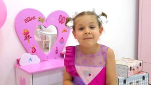 Диана и Рома - Диана организовывает вечеринку принцессы и открывает сюрпризы