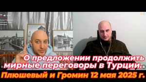 О предложении продолжить мирные переговоры в Турции.