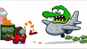 Крокодило Бамбардиро - Балерина Капучино - Итальянский мем | СПРУНКИ Sprunki мультфильм