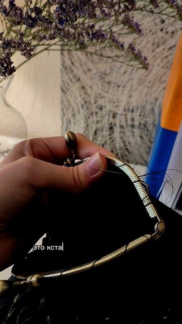 самый идеальный вариант #сумка с фермуаром #ручная выш смотреть онлайн