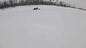 Первый выезд на снегоходе Ikudzo Hunter 650 2024-2025 г.