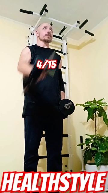 Качаем дельты (плечи) гантелями @HealthStyle смотреть онлайн