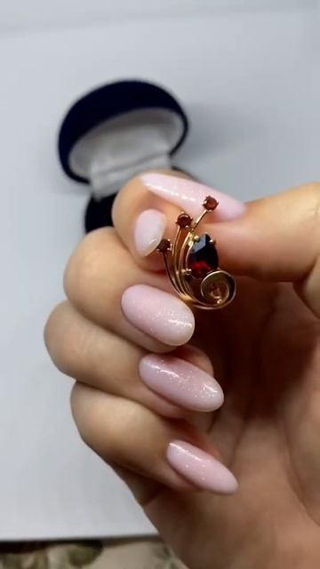 Серьги с гранатами 585 смотреть онлайн