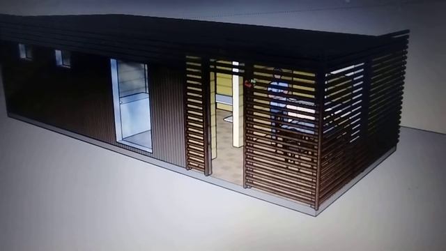 Эскизный проект бани с террасой... смотреть онлайн