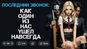 Последний звонок: как ОДИН ИЗ НАС ушел НАВСЕГДА