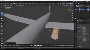 моделируем самолёт в блендере