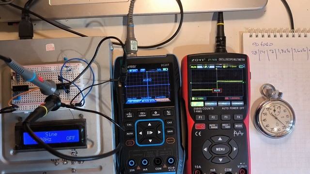 Сравнение режимов AVTO для ZOYI ZT-703S и FNIRSI 2C23T. смотреть онлайн