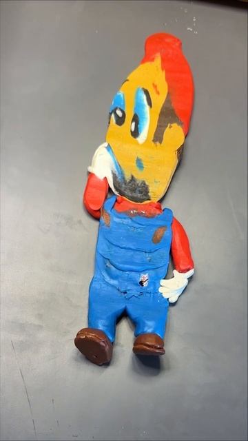 Super Mario Clay Art #sculpting #plasticine #clayart #supermario #mario смотреть онлайн