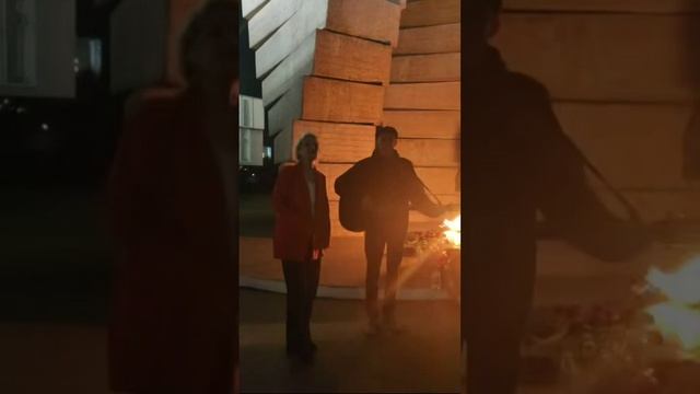 Песня "Журавли" в память о дедушке в исполнении внучки Альбины Скапцовой