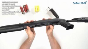 Дробовик Cyma Benelli m3 super 90 shorty телескопический приклад м