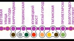 Информатор таганско-краснопресненской линии метро