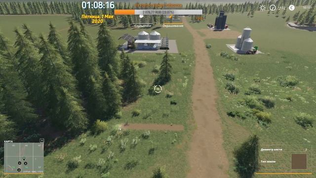 FarmSim19. Карта No Man`s Land.  Игра со всеми желающими.