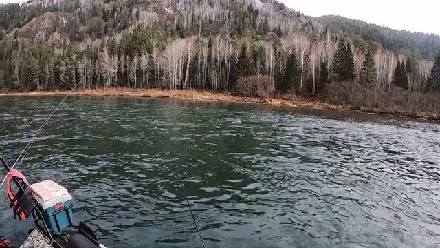 Осенняя ловля ленка на джиг. Песня Речка, Речка... смотреть онлайн