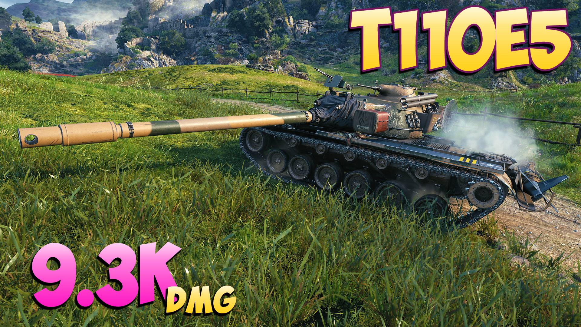 T110E5 - 7 Фрагов 9.3K Урона - Купленная игра! - Мир Танков