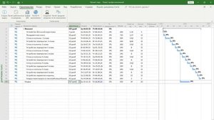 Работа с физическим объёмом в MS Project