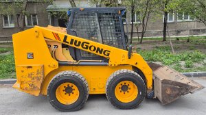 Мини погрузчик Liugong 375A продажа.  Полный обзор проведённых работ. Внимание, очень длинное видео