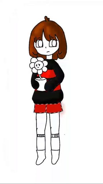 UnderFell Frisk ● рисунок смотреть онлайн