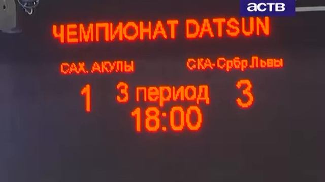 Борьба за выход в плей-офф для «Сахалинских акул» закончилась поражением