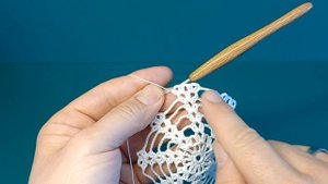 Шедевр крючком.  Первая часть.  Салфетка крючком.