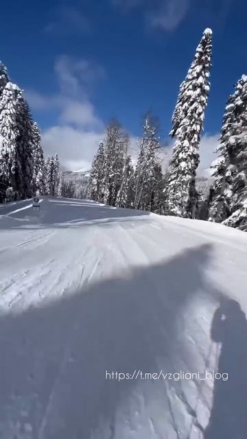 Горнолыжный сезон на Роза Хутор, Краснодарский край❄?
