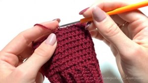 Митенки крючком