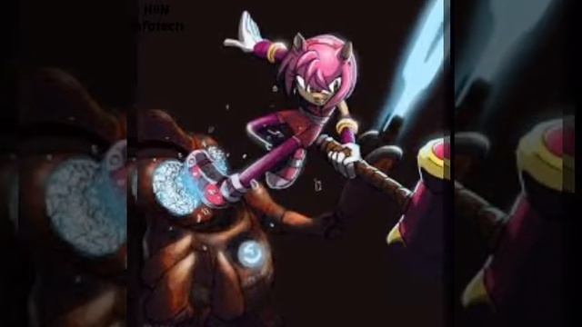 Соник и Эми тёмная любовь