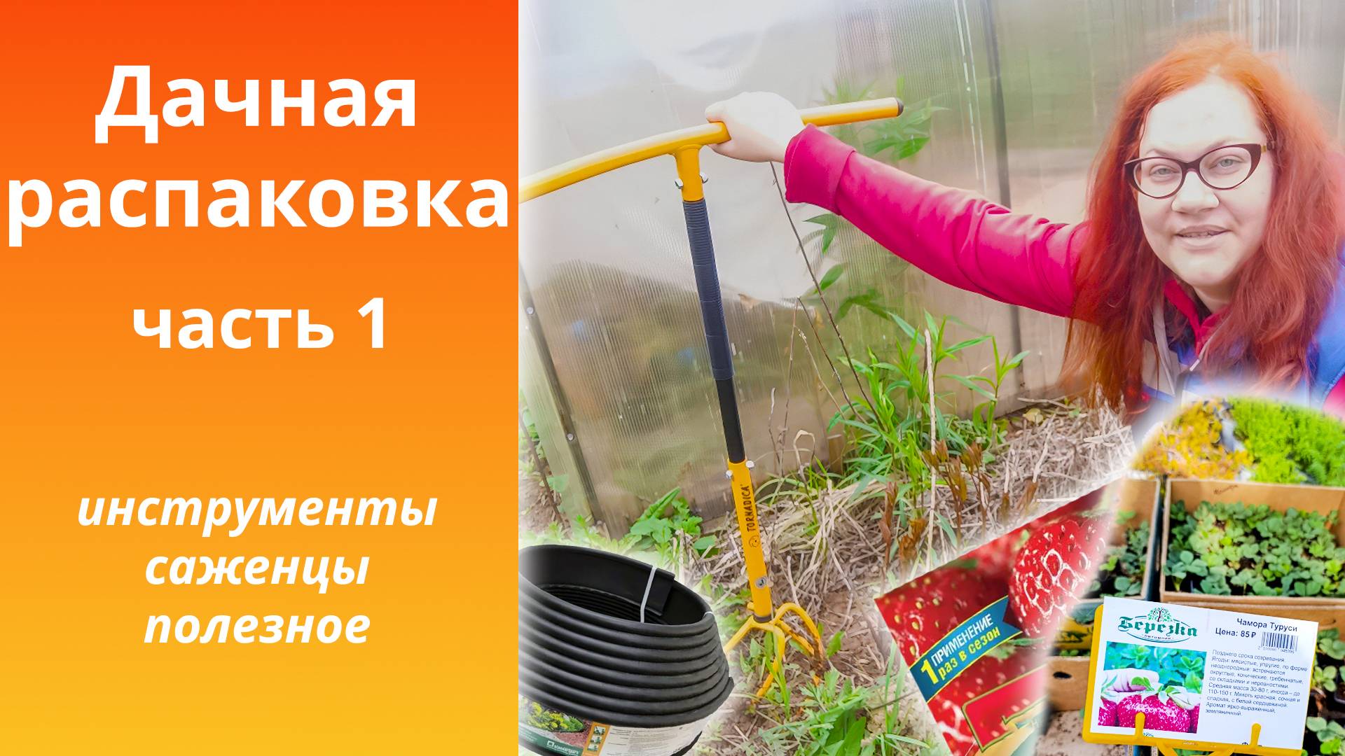 Дачная распаковка, саженцы, инструменты, полезные вещи. Часть 1