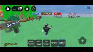 Играю в игру роблокс вырасти сад