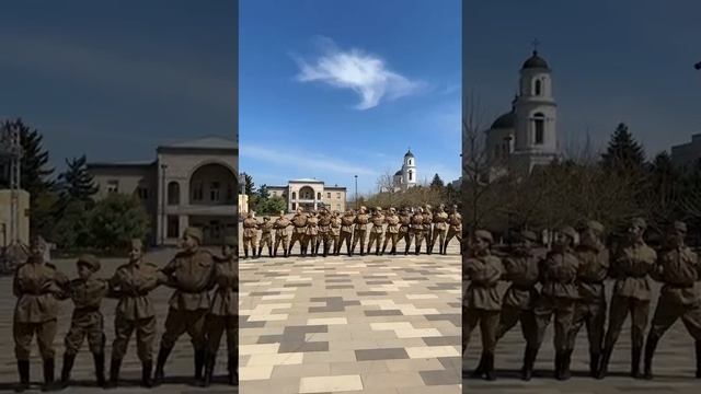 Молодёжь празднует день Победы