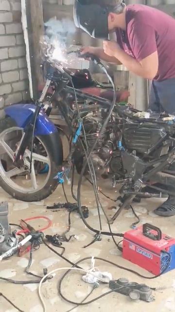 восстановление мотоцикла#сварка#мото#авто#рекомендац смотреть онлайн