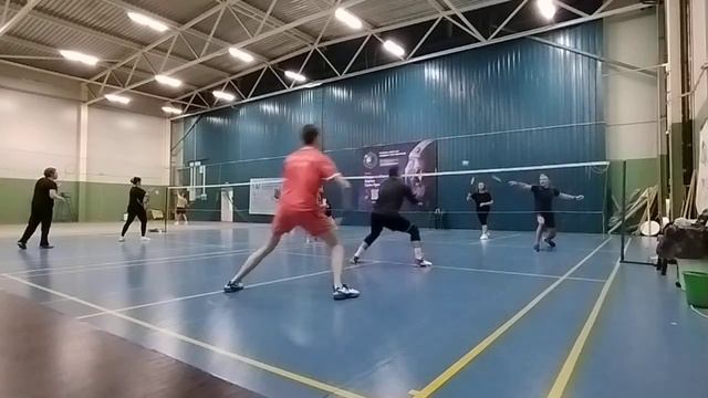Турнир по бадминтону. 27.12.2024 г. 2 игра, 1 и 2 партия