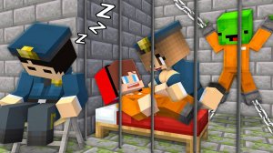 ДЕВУШКА-ПОЛИЦЕЙСКИЙ ВЛЮБИЛАСЬ в Джей Джея в ТЮРЬМЕ— Мультик с Персонажами Майнкрафт