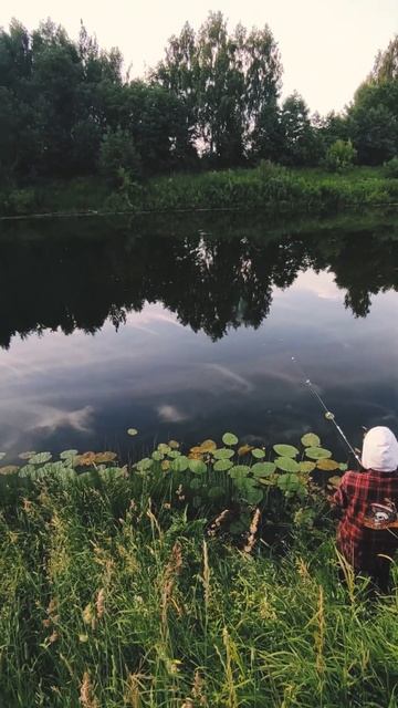 ДИКИЕ МЕСТА, КЛЮЁТ СРАЗУ #рыбалка смотреть онлайн