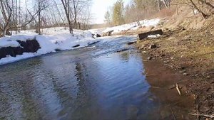 Весенняя рыбалка на спиннинг(река Гайва)