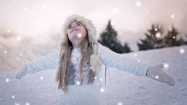 С ПЕРВЫМ ДНЕМ ЗИМЫ🎿 Здравствуй ДЕКАБРЬ 🎶 Очень красивая музыкальная открытка смотреть онлайн