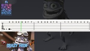 🎸 Crazy Frog: Axel F (Guitar Tutorial Ⓜ️)