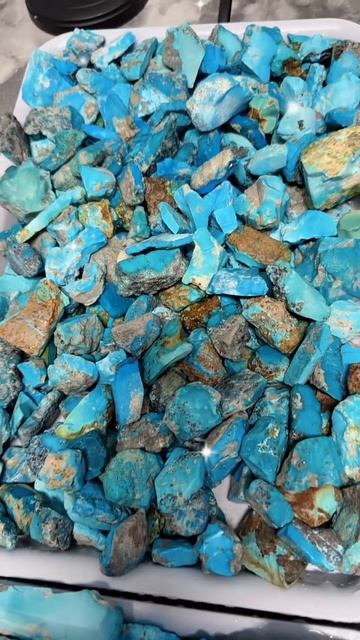250512-1 Natural Original Turquoise Rough: Blind - Box Surprises