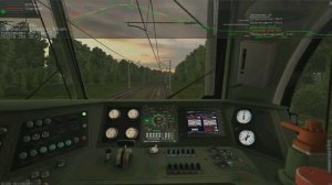 Симулятор поезда «ZDsimulator» | поездка на электровозе ЭП1?