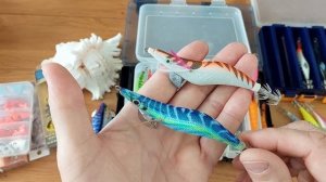 Самые лучшие приманки для ловли кальмара.