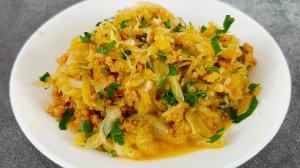 Тушеная капуста с фаршем. Как приготовить вкусно и просто