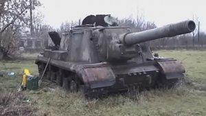 Оживший "Зверобой" ИСУ-152 - завели самоходку