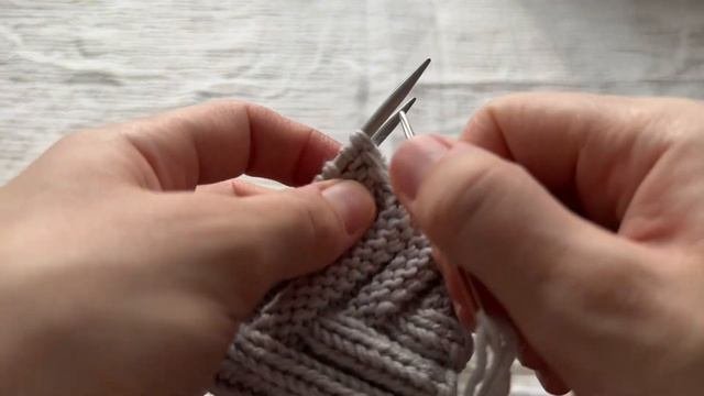 Трикотажный шов. Шов петля в петлю по лицевой глади