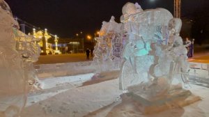 Делюсь зимним сказочным настроением - фестиваль «Снег и лёд в Москве»